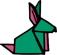 Green & Pink Rabbit